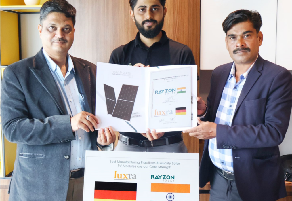 Luxra, Rayzon Solar set up PV module production venture in India