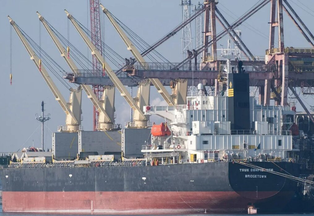 Two killed in Houthi missile attack on US cargo ship, say officials as survivors ‘forced to abandon vessel’