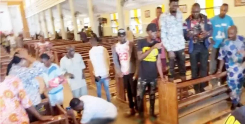 Gunmen disrupt church service, kill usher in the presence of worshippers