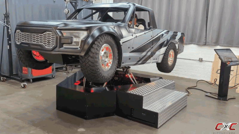 This Full-Motion Truck Sim Racing Rig Brings Baja to Your Living Room