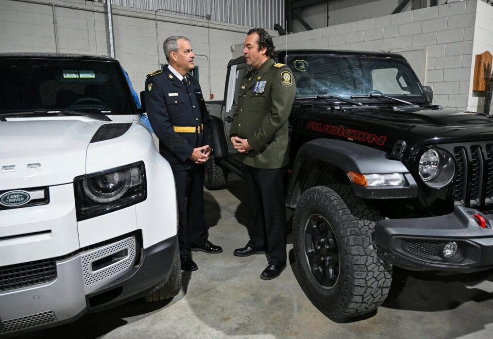 Canadian authorities have seized 598 stolen vehicles at Montreal port